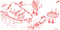 FEUX ARRIERE pour Honda GL 1800 GOLD WING ABS NAVI AIRBAG de 2013