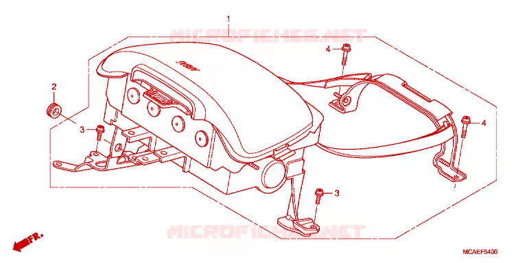 MODULE AIRBAG Honda MOTO 1800 GOLD-WING 2013  GL1800D