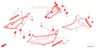 COUVERCLES LATERAUX pour Honda GL 1800 GOLD WING ABS de 2013