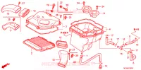 FILTRE A AIR pour Honda GL 1800 GOLD WING ABS AIRBAG de 2013