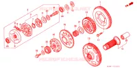 TRANSMISSION PRIMAIRE pour Honda GL 1500 GOLD WING SE de 1996