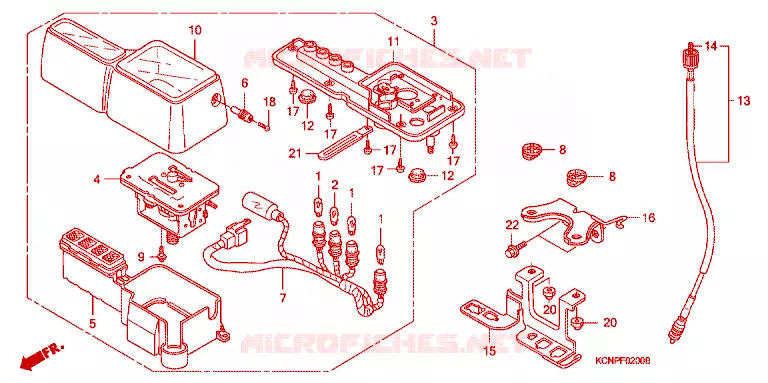 COMPTEUR Honda MOTO 200 XR 2006  XR2005