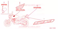 AUTOCOLLANTS pour Honda CB 599 HORNET de 2004