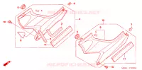 COUVERCLES LATERAUX pour Honda CB 599 HORNET de 2004