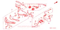 FEU ARRIERE pour Honda CB 599 HORNET de 2004