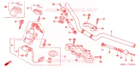 GUIDON   TE DE FOURCHE pour Honda CB 599 HORNET de 2004