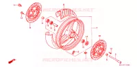 ROUE AVANT pour Honda CB 599 HORNET de 2004