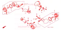CLIGNOTANT pour Honda 50 METROPOLITAN 2 de 2004