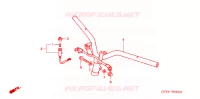 GUIDON pour Honda 50 METROPOLITAN 2 de 2004