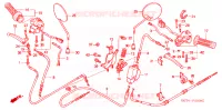 LEVIER DE GUIDON   CABLE   COMMODO pour Honda 50 METROPOLITAN 2 de 2004