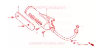 SILENCIEUX D'ECHAPPEMENT pour Honda 50 METROPOLITAN 2 de 2004