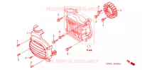 VENTILATEUR ET COUVERCLE DE RADIATEUR pour Honda 50 METROPOLITAN 2 de 2004