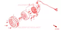 ALTERNATEUR pour Honda SCV 110 DIO AVIATOR, FRONT DRUM BRAKE (ID) de 2010