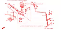 MAITRE CYLINDRE DE FREIN AVANT pour Honda NX4 FALCON 400 SPECIAL de 2003