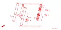 FOURCHE pour Honda CHALY 50 de 1982