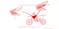 AUTOCOLLANTS pour Honda CR 125 R de 1998