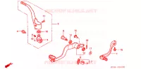 PEDALE   KICK pour Honda CR 125 R de 2003