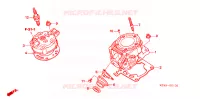 CYLINDRE   CULASSE pour Honda CR 125 R de 2005