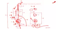 CARBURATEUR pour Honda QR 50 de 1985