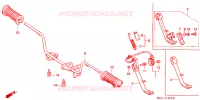 REPOSE PIED pour Honda CHALY 50 de 1983