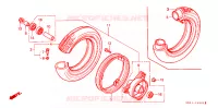 ROUE AVANT pour Honda CHALY 50 de 1983