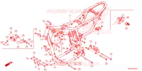 CADRE pour Honda H\'NESS GB 350 DS de 2023
