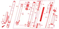 FOURCHE pour Honda CR 80 R de 2001