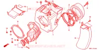 FILTRE A AIR pour Honda CR 80 R de 1999