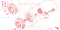 ALTERNATEUR pour Honda LEAD 90 SILVER de 1993