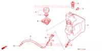 RESERVOIR D'HUILE pour Honda LEAD 90 SILVER de 1993