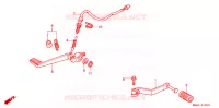 PEDALE pour Honda VFR 800 de 1998
