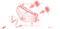 PHARE pour Honda VFR 800 de 2001