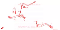 PEDALE pour Honda VFR 800 de 2000