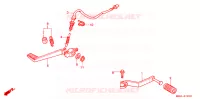 PEDALE pour Honda VFR 800 de 2000