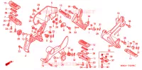 REPOSE PIED pour Honda VFR 800 de 2000