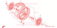 ROUE AVANT pour Honda VFR 800 de 2000