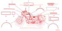 AUTOCOLLANTS pour Honda H\'NESS GB 350 RS DUAL TONE de 2022