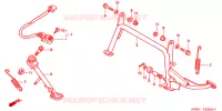 BEQUILLE pour Honda FORZA 250 Color Order Plan de 2001