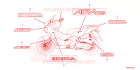 AUTOCOLLANTS pour Honda ADV 160 ABS de 2024
