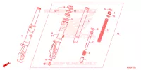 FOURCHE pour Honda ADV 160 ABS de 2024