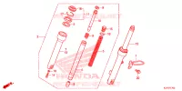 FOURCHE pour Honda BENLY 110 de 2015