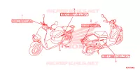 AUTOCOLLANTS pour Honda BENLY 110 de 2020