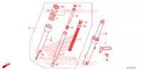 FOURCHE pour Honda BENLY 110 de 2020