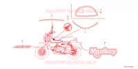 AUTOCOLLANTS pour Honda Z 125 MONKEY SPECIAL de 2022