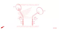 RETROVISEUR pour Honda Z 125 MONKEY ABS de 2023