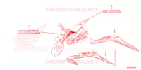 AUTOCOLLANTS pour Honda CRF 125 F BIG WHEELS de 2024