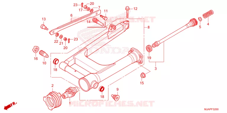 BRAS OSCILLANT Honda MOTO 750 SHADOW 2024  VT750CR
