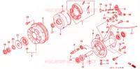 TAMBOUR DE FREIN ARRIERE pour Honda SPORTRAX TRX 90 de 1995