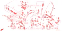 MAITRE CYLINDRE DE FREIN AVANT pour Honda TRX 250 FOURTRAX RECON MANUAL de 2024
