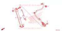 BEQUILLE pour Honda CBR 500 R BLACK de 2014